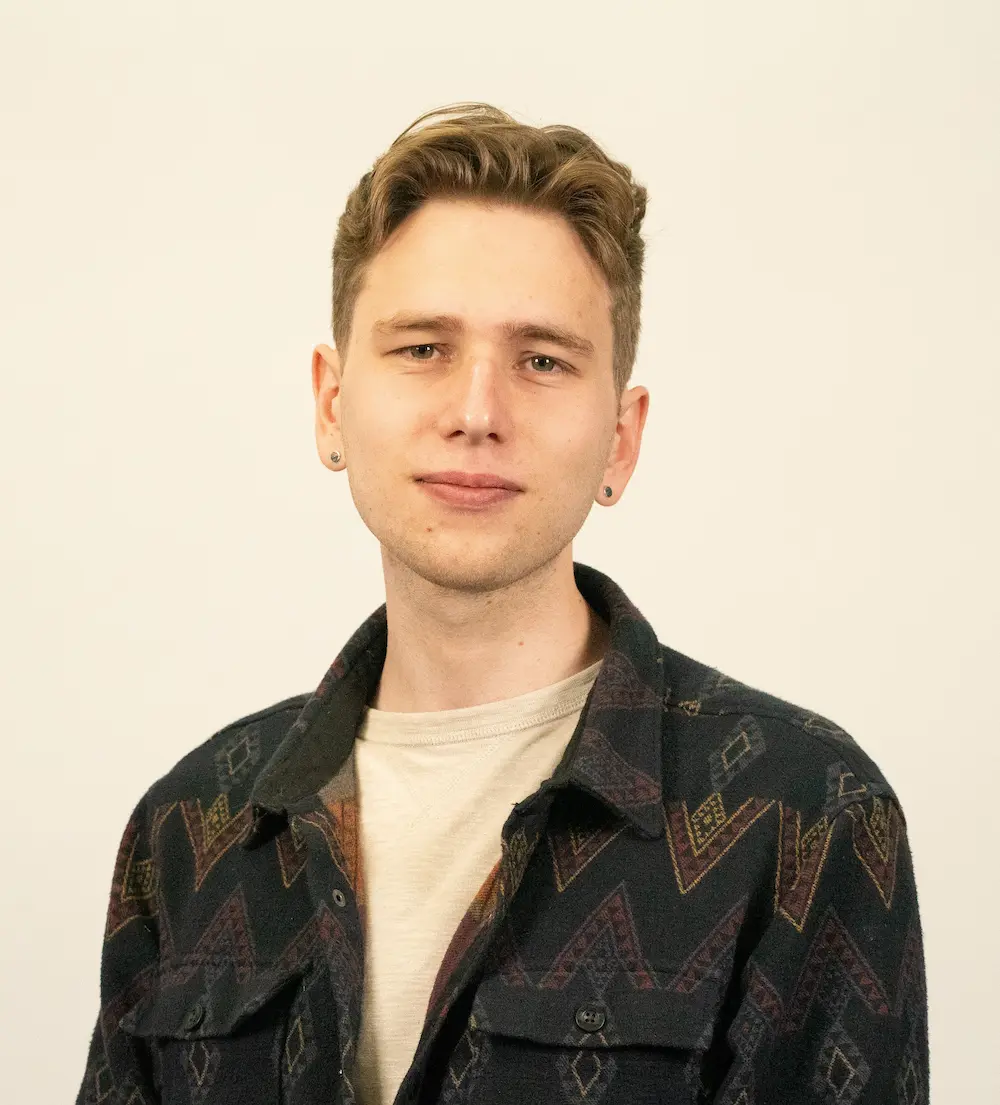 Portrait in the workshop