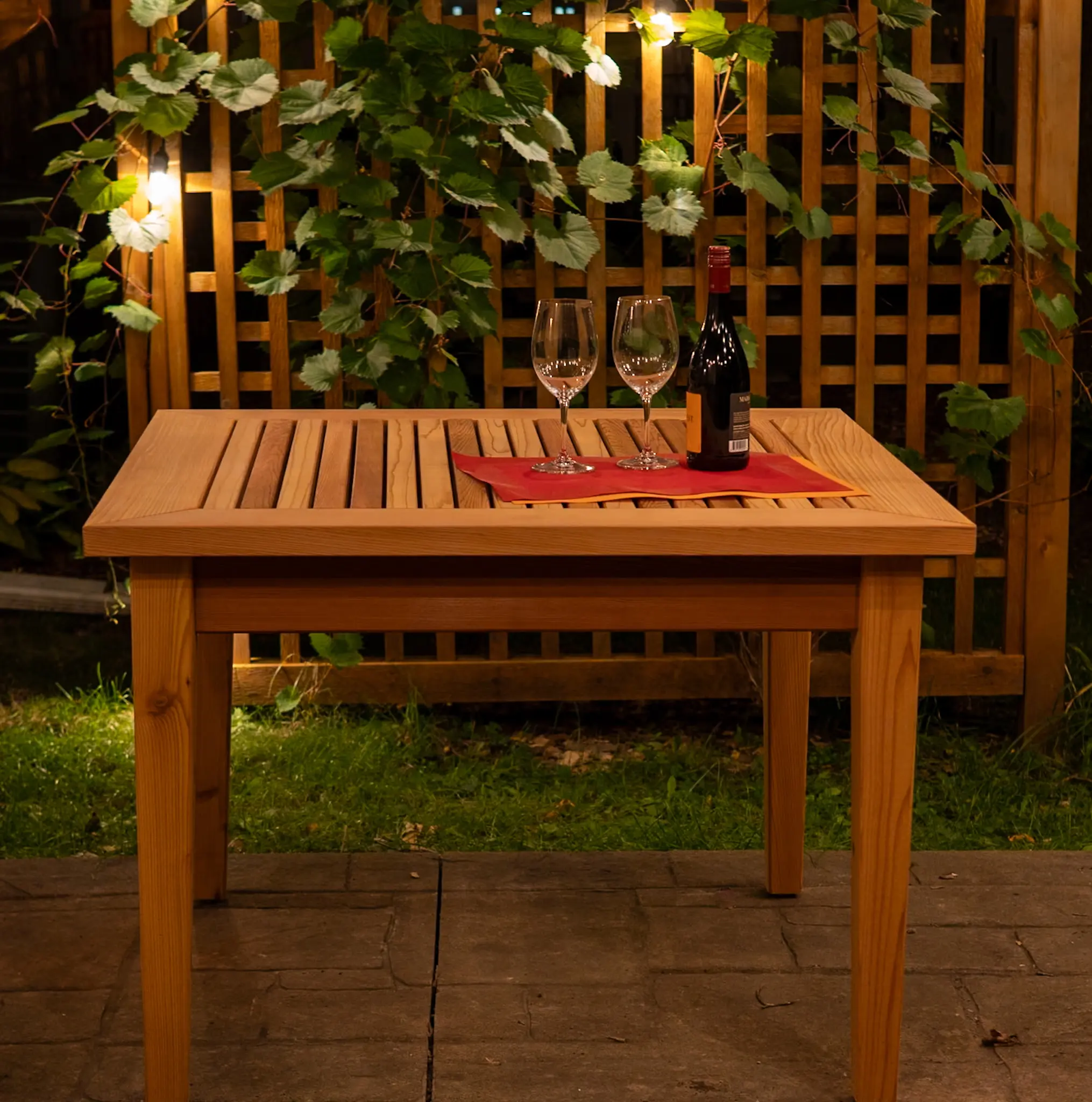 Outdoor Cedar Dining Table