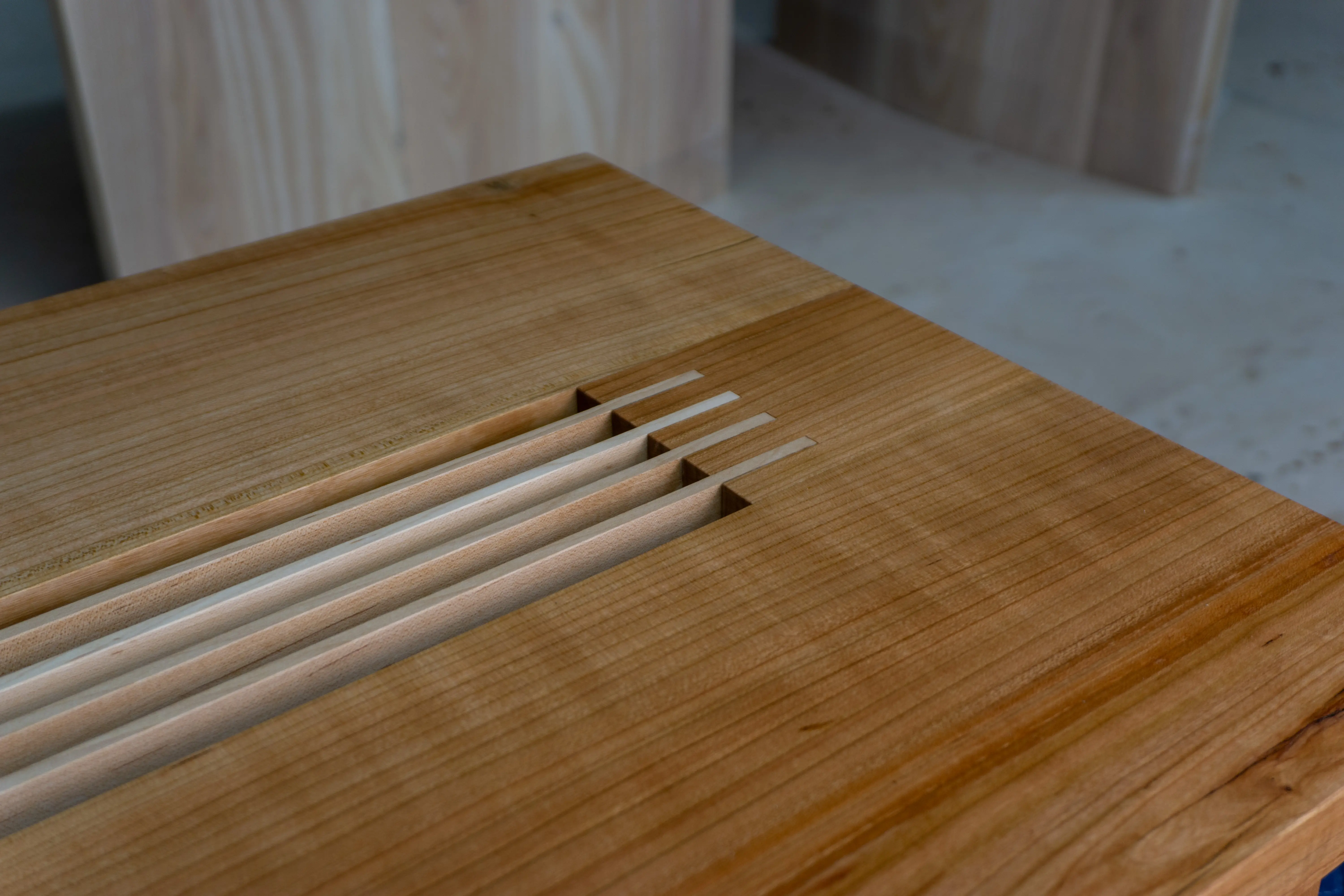 Cherry and Birch Coffee Table